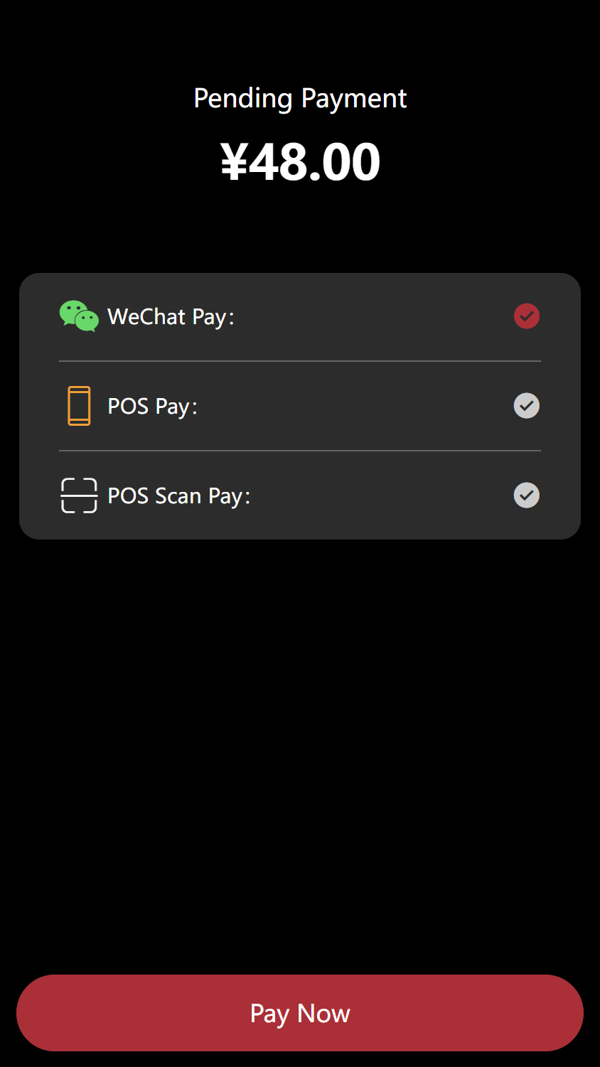 Payment（英文）
